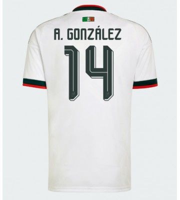 Mexiko Armando Gonzalez #14 Bortatröja VM 2026 Kortärmad